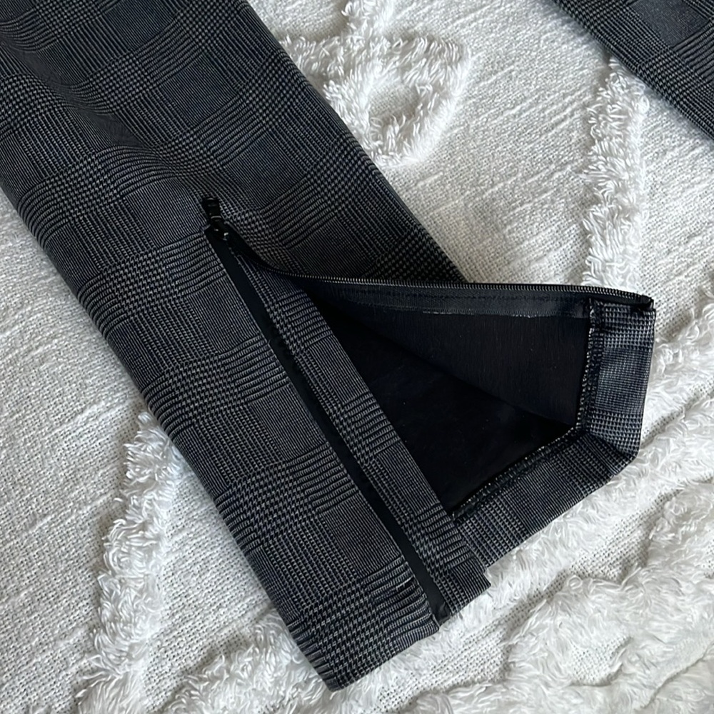 Karl Lagerfeld Paris Womens Houndstooth Pull-On Skinny Pants Trousers Medium - Picture 8 of 14